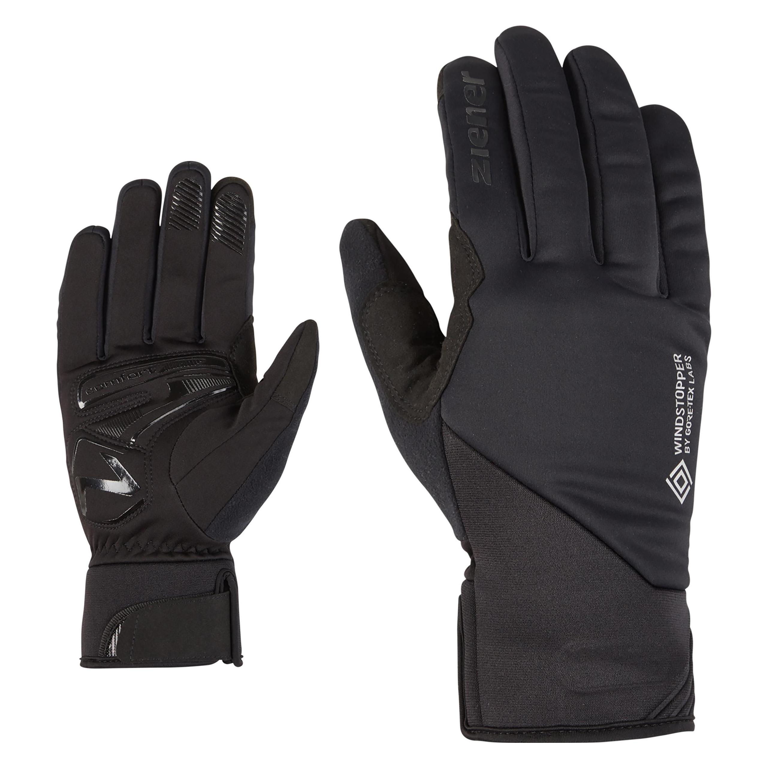 Ziener NOS DABBS WS bike glove,black black Grösse: 11 (11) (808328)