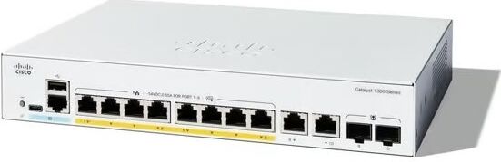 Cisco Systems Catalyst 1300-8p-E-2g Switch 8-Porte Gigabit