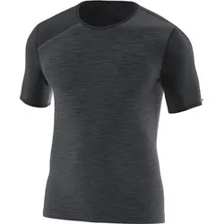 LÖFFLER Herren Unterhemd M SHIRT S/S STRIPES TRANSTEX, Größe 54 in Grau Grau
