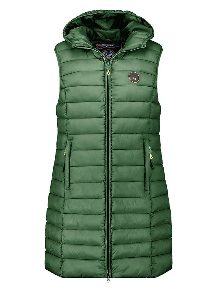 Geographical Norway Steppweste "Vatikamap" in Grün - L