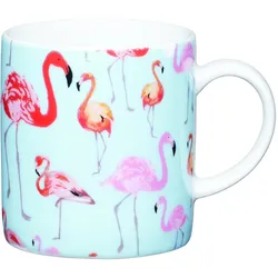 Kitchen Craft, Tasse, KitchenCraft Porcelain Espresso Cup, Flamingo Design, 80ml, Labelled (80 ml)