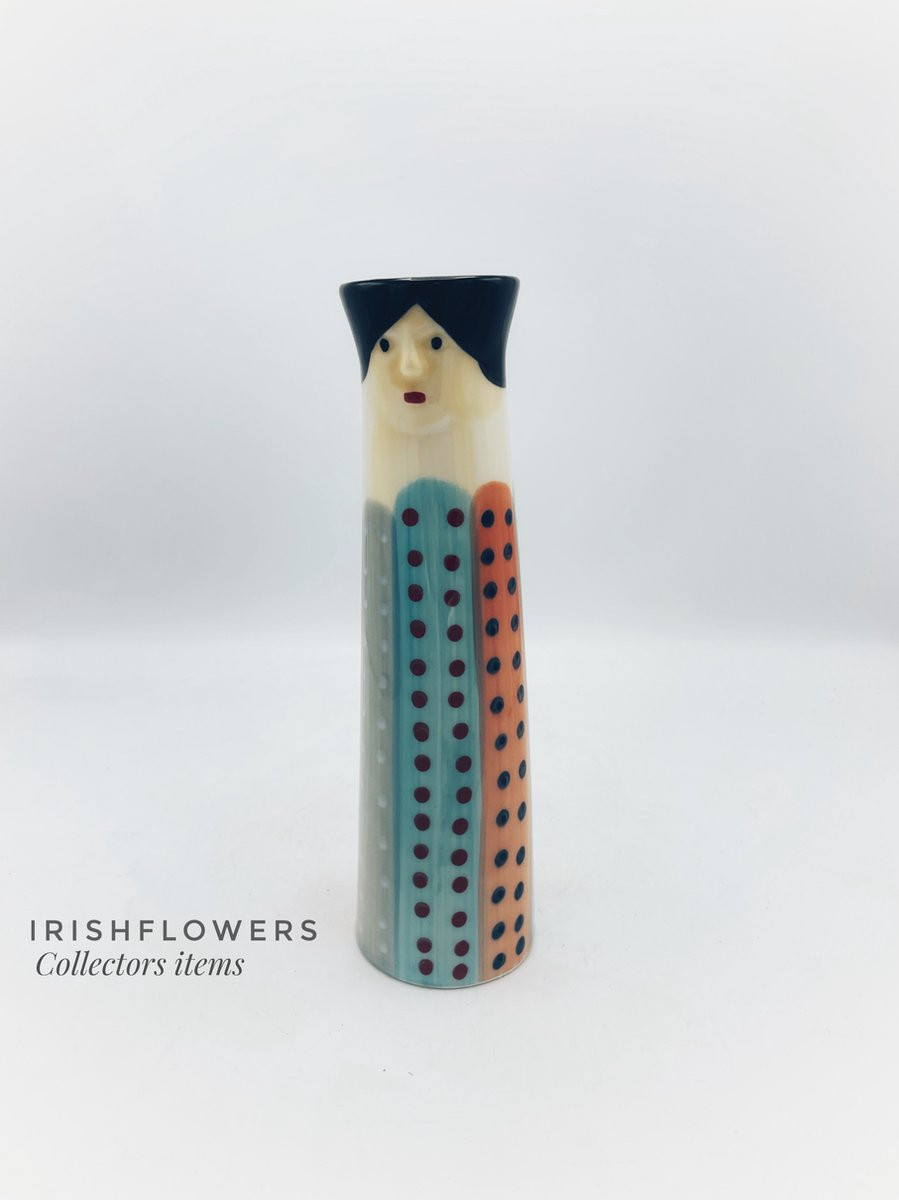 Villa Pottery Porseleinen Vaas Puppets 1C