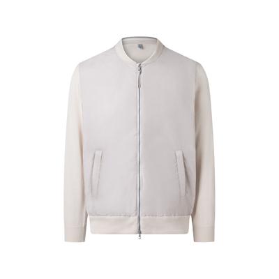 Strickjacke MAERZ MUENCHEN "Maerz Muenchen 532801 Strickjacke Herren Bekleidung", Herren, Gr. 52, beige, 100% Baumwolle, Strickjacken Strickjacke