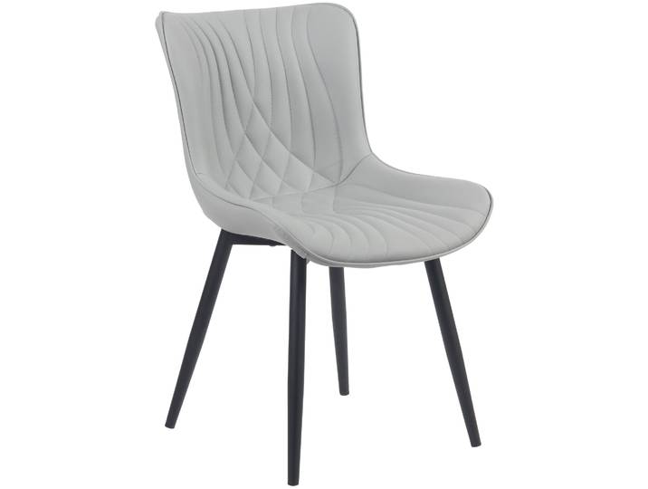 CLP Stuhl Brady grau Material Kunstleder