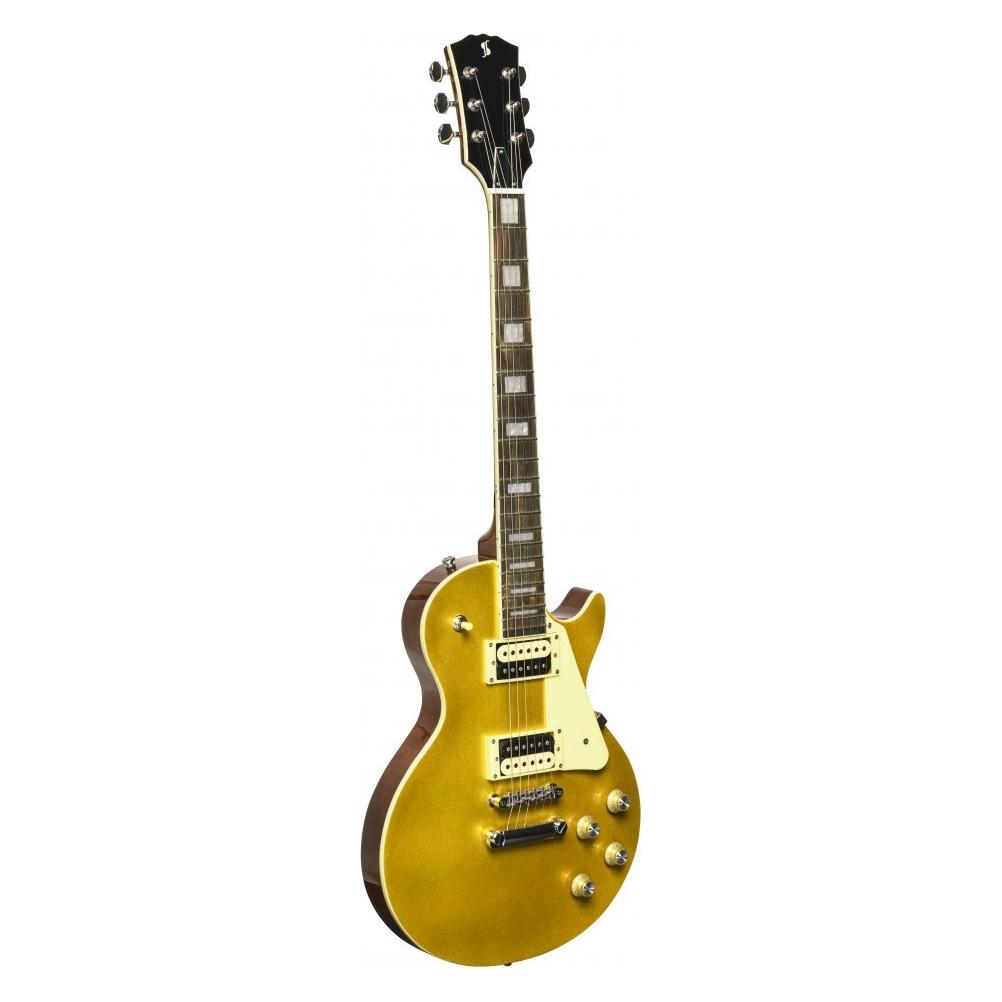 Stagg SEL-STD GOLD - gitara elektryczna (E-Gitarre) (SSELSTDGOLD)