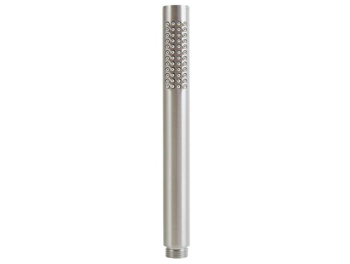 Handbrause Edelstahl gebürstet Wassersparend Hochdruck, Silberfarben, Metall, 3x12.7x21 cm, Badezimmer, Baden & Duschen, Duschköpfe & Duschschläuche