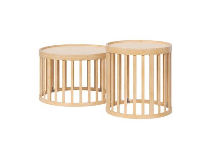 Vicco Couchtisch-Set Enara, Bambus/Bambus, x cm mit 2 Teilen
