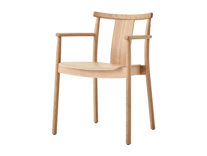 Audo Copenhagen Merkur Stuhl Natural oak