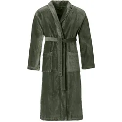Vossen Bademantel Feeling-L mud green XL