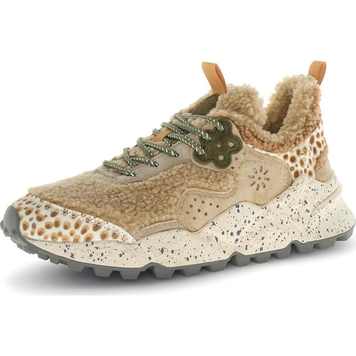 Flower Mountain Kotetsu Woman beige-cognac (33-2E51) 39 2017822-33-2E51-39