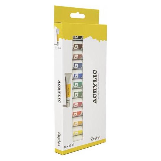 Rayher Künstler-Set Acrylfarben, 144 ml (144 ml) (38925000)