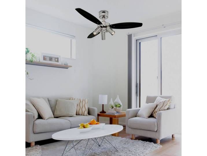 Westinghouse Jet Plus Ventilator mit Fernbedienung JET, Holz dunkel, für Wohn- / Esszimmer, Holz, Modern