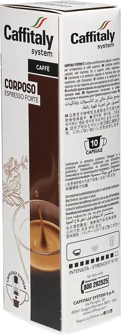 Caffitaly   Corposo - 10 Capsules de café pour Caffitaly