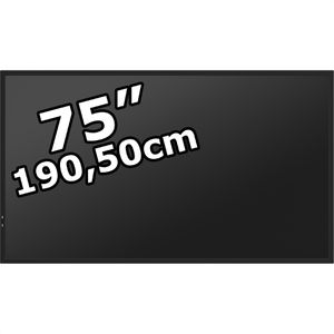 Hisense Digital-Signage 75DM66D, 75 Zoll, 4K UHD 3840 x 2160 Pixel, 500 cd/m², 24/7 Betriebszeit