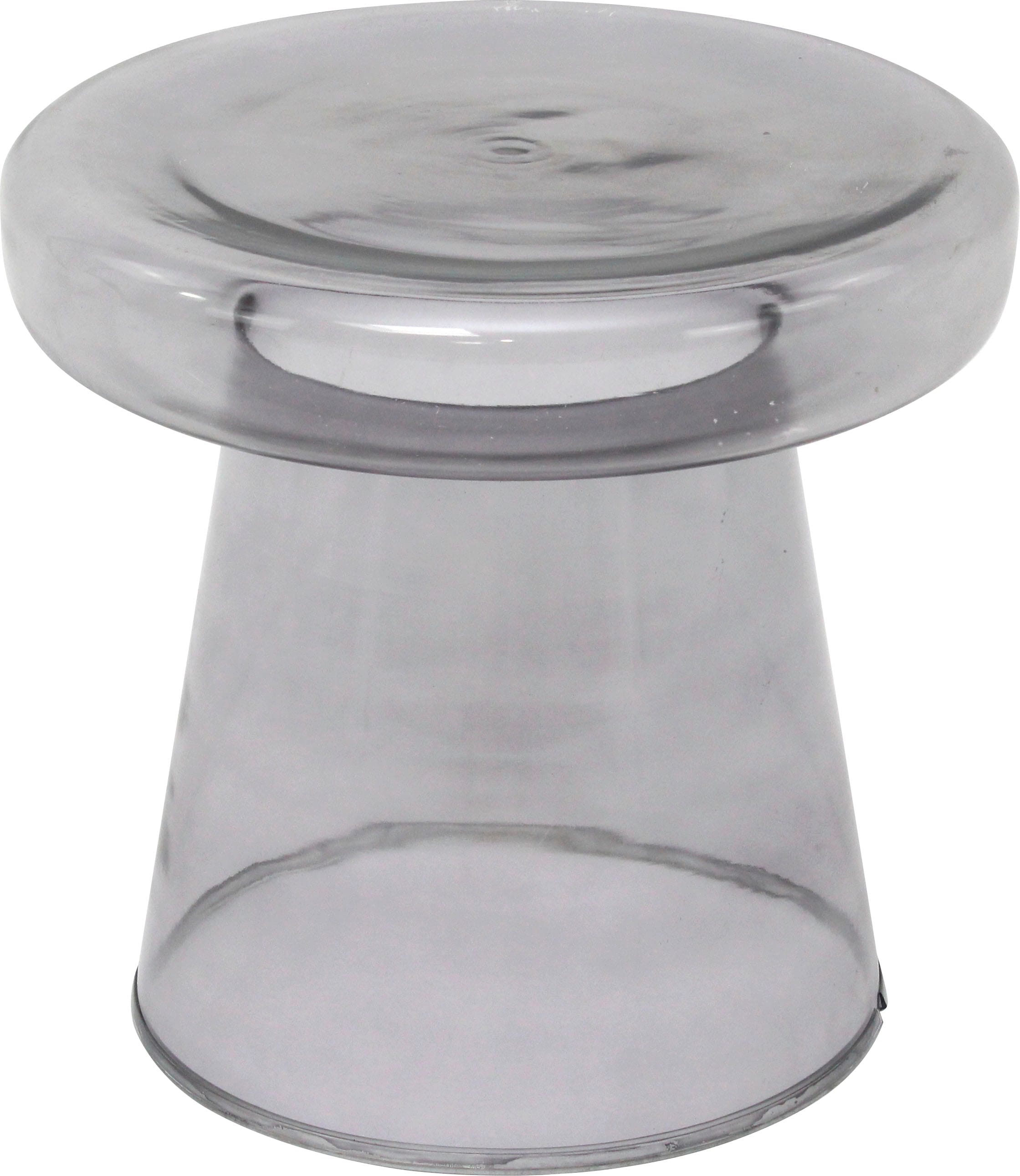 Couchtisch PAROLI, grau (grauglas, grauglas), B:40cm H:40cm T:40cm, Tische, Couchtisch