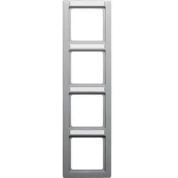 Berker Rahmen 4f.alu/lack 10146014