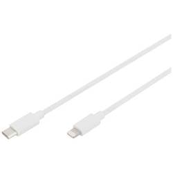 Digitus Handy, iPad/iPhone/iPod, Notebook Ladekabel [1x USB - 1x Lightning] 2 m DB-600109-020-W