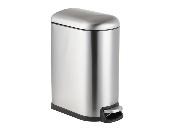 Mülleimer 10 Liter Silber