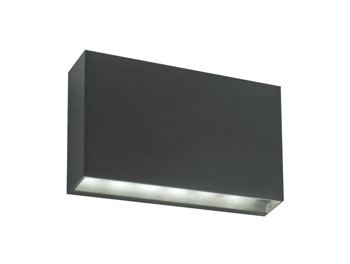 Viokef LED Außenwandleuchte Elvira, alu / grau / zink, Kunststoff, Modern
