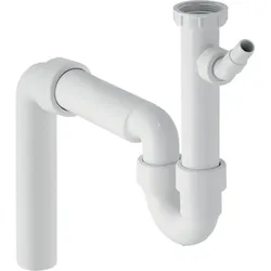 Geberit Spültisch-Ablauf G1 1/2x40 mm weiß in PP Universal-Abgangsbogen für ein Becken 152556111