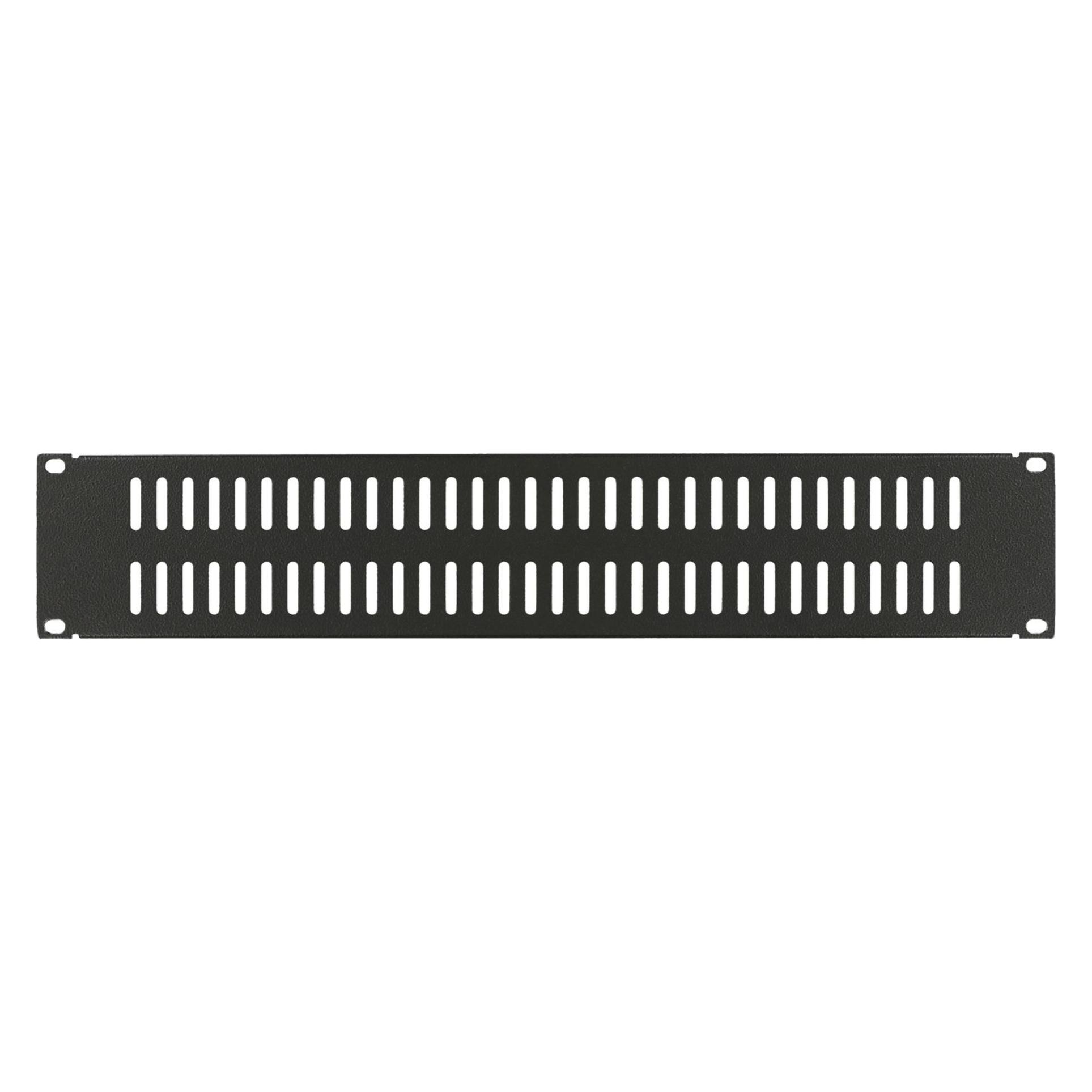 Lanview 2U 19" SCREW TYPE, VENTED (RAB205BL)