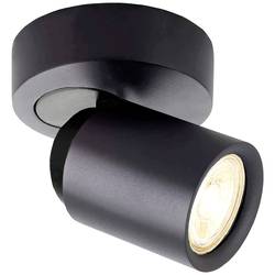 Deko Light Librae Round I Deckenaufbauleuchte GU10 50 W Tiefschwarz (RAL 9005) 348172