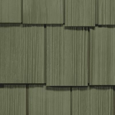CertainTeed Cedar Impressions Double 9 Inch Staggered Rough Split Shakes Siding (1/2 Square) Spruce