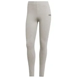 adidas Essentials Linear Cotton Leggings Damen - mgreyh/black - S
