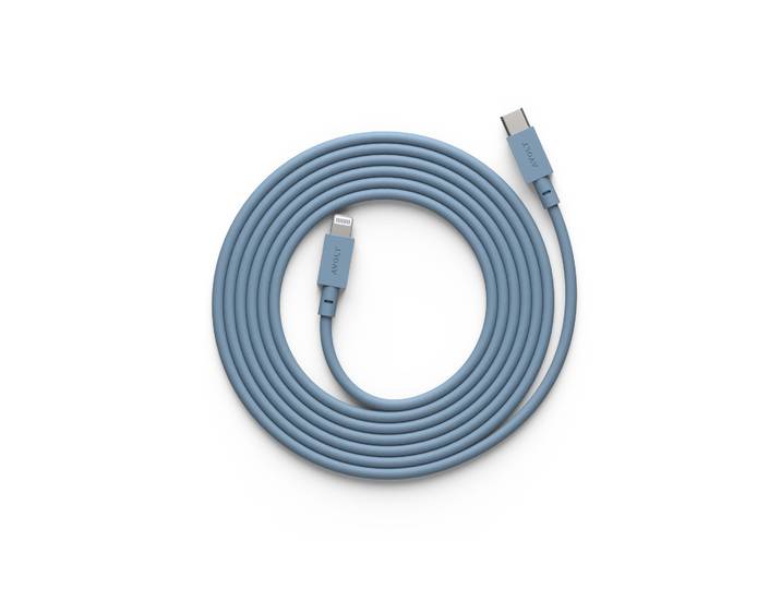 Avolt Cable 1 USB C vers Lightning câble de recharge 2m Shark Blue