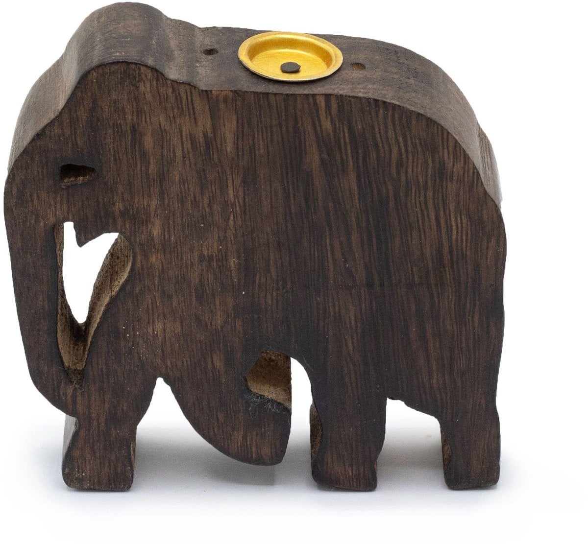 Ancient Wisdom Wierookhouder Olifant Multicolor Hout