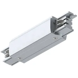Paulmann Zubehör für ProRail3 3-Phasen-Stromschiene - Mitteleinspeiser, 230V, Metall / Kunststoff, Silber PAUL-91364