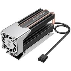 GRAUGEAR G-M2HS03-F Computerkühlsystem Solid-State-Laufwerk Schwarz, Silber