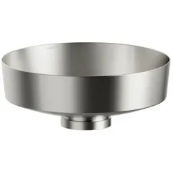 Laufen RIVO Waschtisch-Schale H512RO41541121 400x400x147 mm, rund, Ohne Überlauf, Titan gebürstet