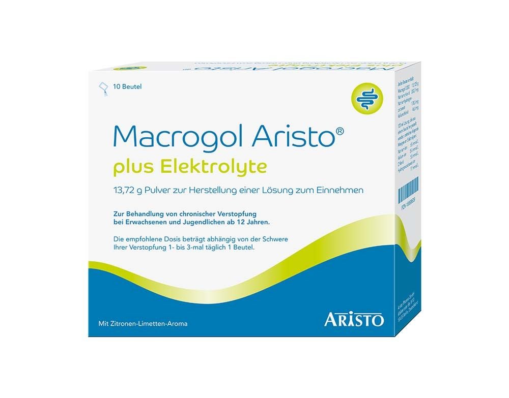 Macrogol Aristo plus Elektrolyte 13,72 g PLE 10 St Pulver zur Herstellung einer Lösung zum Einnehmen