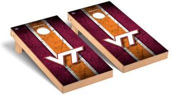 Skip's Garage Virginia Tech Hokies Vintage Cornhole Board Set