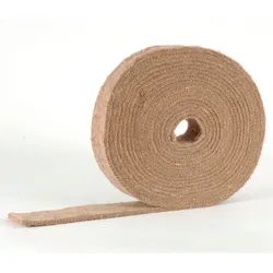 THERMO HANF Trittschalldämmung STEP Hanffilzstreifen Schallschutz, 3 mm