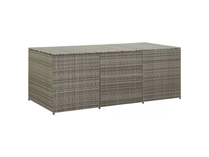 VidaXL - Gartenbox poly-rattan, One Size, Grau