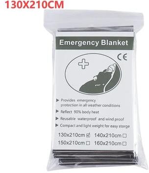 Uplifted Goods Outdoor Emergency Thermal Survival Blanket With Multiple Size Options 1pc Small A