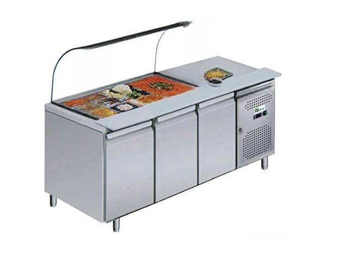 Table Refrigérée et Saladette Ouverte Série Star 700-2 ou 3 Portes - AFI Collin Lucy