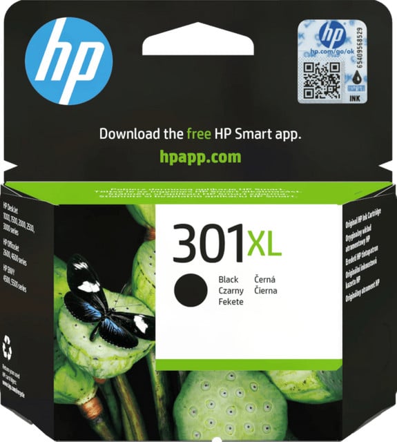 HP 301XL Inktcartridge Zwart