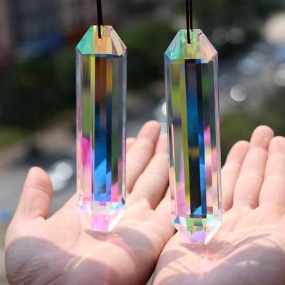 Quick Pick Pro Radiant Crystal Suncatcher Pendant Ornament For Home Decor Holiday Gifts & Window Hanging 120mm
