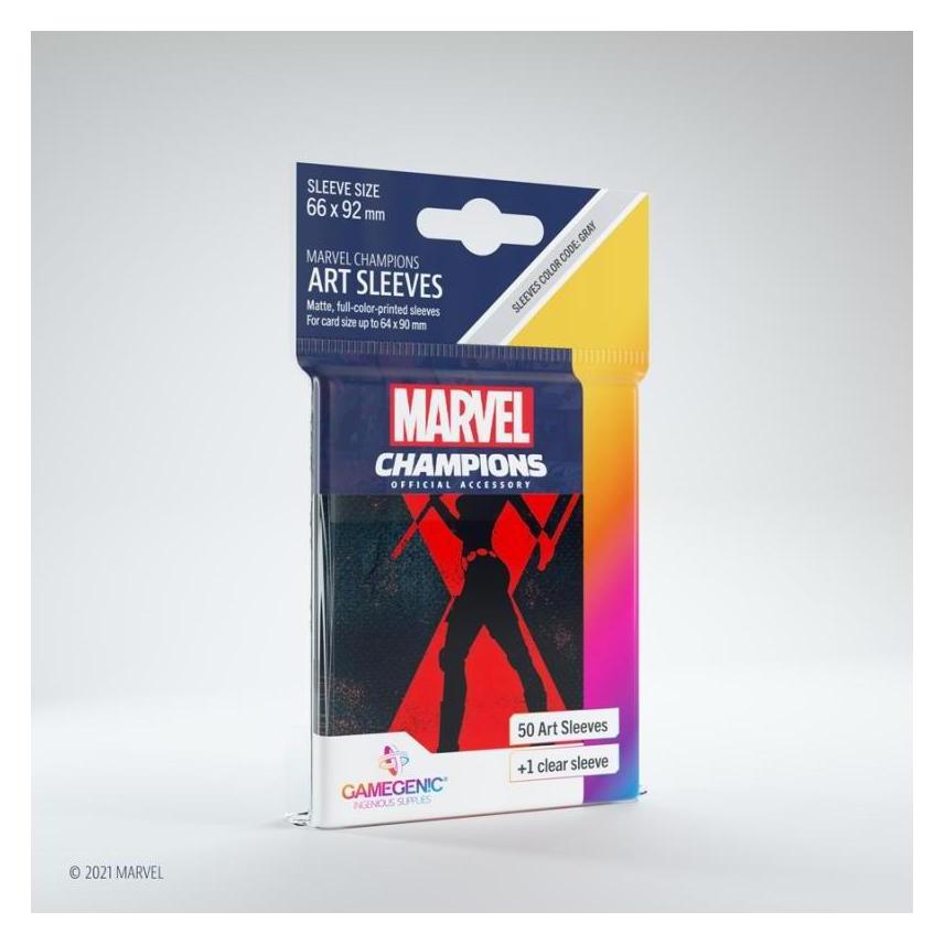 Gamegenic GGS15010ML - Marvel Champions Art Hüllen - Black Widow (50 Hüllen) (2003760)