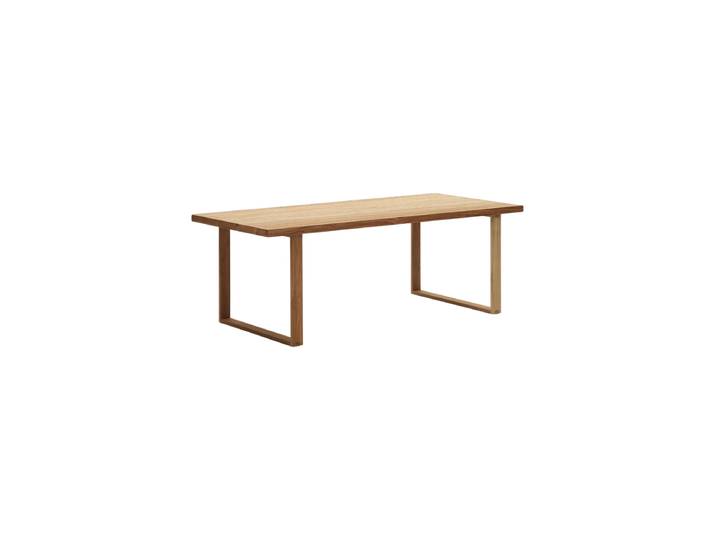 Massiver In-/Outdoor Esstisch „Canadello“ aus recyceltem Teakholz Natural 220 x 100 cm Kave Home