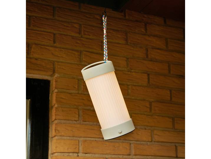 Camp Portable Lampe de Table Sand - Hübsch - Terrasse - Verre - À ampoule unique