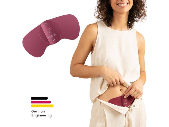 Beurer EM 50 Menstruatie Warmteband - TENS apparaat tegen Endometriose - Warmtetherapie (43°C) - Onopvallend te dragen - Draadloos te gebruiken: 6 x 20 min. per keer - Menstrual Relax incl. Gelpads