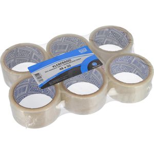 TipTop-Office Packband TTO 402680, PP, transparent, 48mm x 50m, 6 Rollen