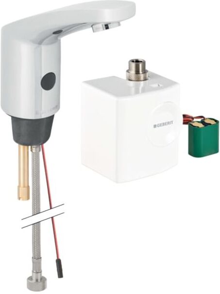 Geberit Typ 185 Infrarot-Waschtischarmatur 116335211 Generator, ohne Mischer, hochglanz-verchromt