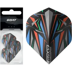 3er Pack GOAT Darts Athlete Flights black