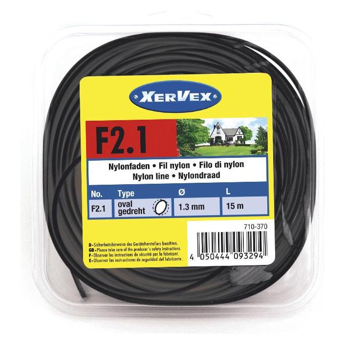 Westfalia Polyamidfaden (Nylon), rund, 2,0 mm/ 15 m (Rasentrimmer) (710-070)