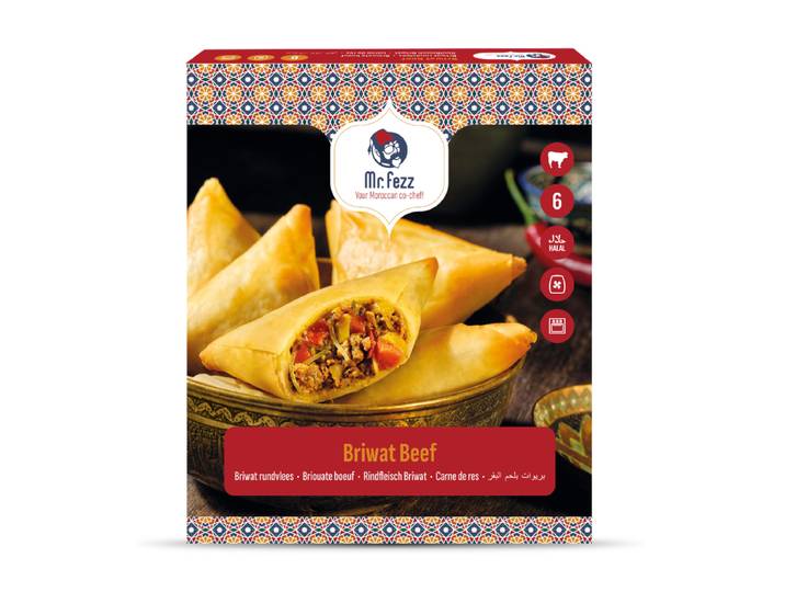 MR. FEZZ Briouats à la Viande Hachée de Bœuf Halal 360g